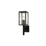 Graphite Black Upward Wall Lamp, IP54, E27 Socket, 2-Year Warranty