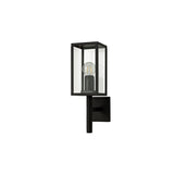 Graphite Black Upward Wall Lamp, IP54, E27 Socket, 2-Year Warranty