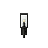Graphite Black Upward Wall Lamp, IP54, E27 Socket, 2-Year Warranty