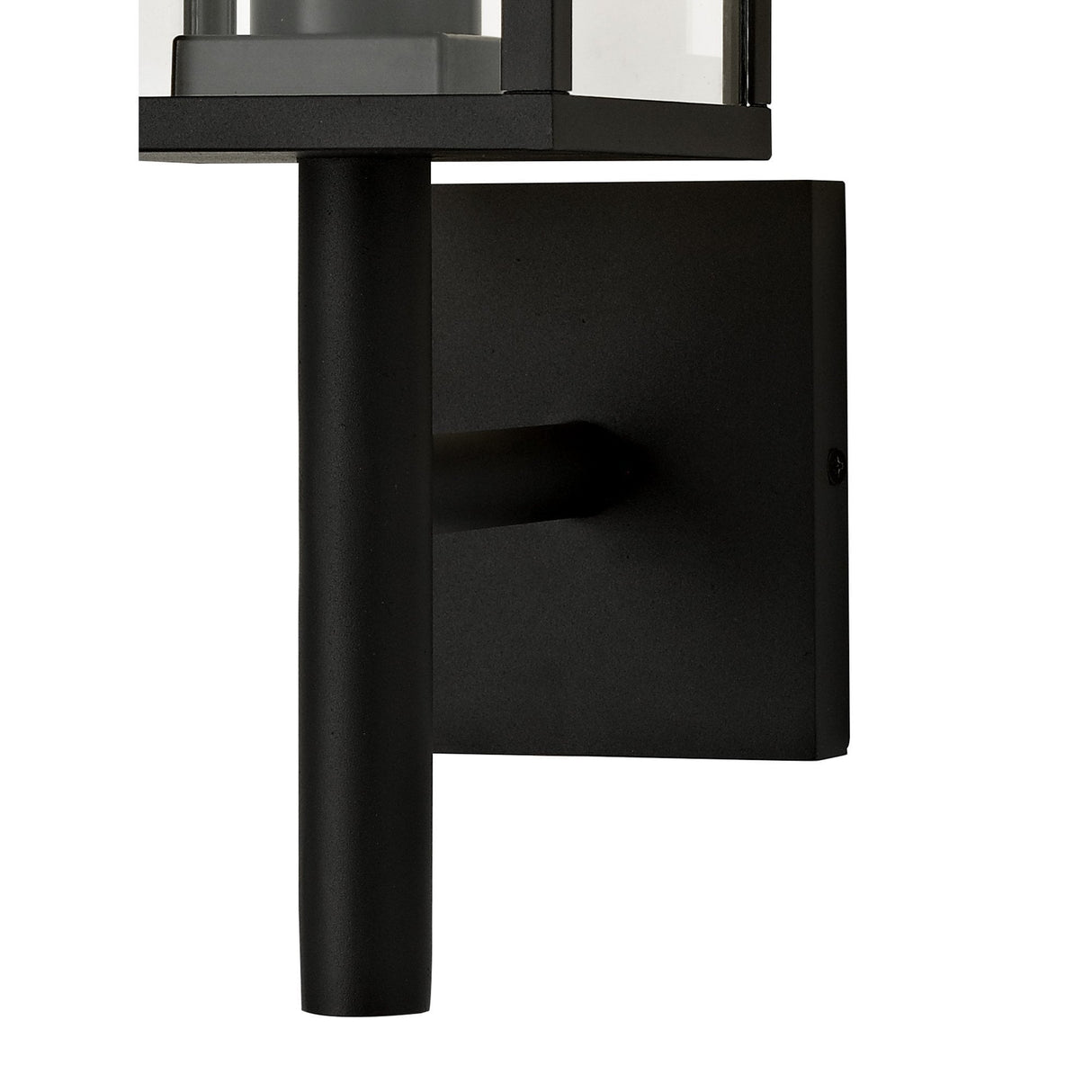 Graphite Black Upward Wall Lamp, IP54, E27 Socket, 2-Year Warranty