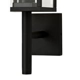 Graphite Black Upward Wall Lamp, IP54, E27 Socket, 2-Year Warranty