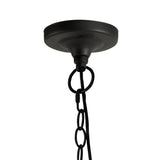 Graphite Black Hanging Pendant Light with Clear Shade, E27, IP54, 2-Year Warranty