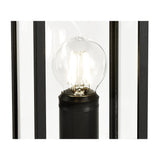 Graphite Black Outdoor Post Light, E27, IP54, 2-Year Warranty