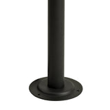 Graphite Black Outdoor Lamp Post with Clear Shade, 1xE27, IP54, 2-Year Warranty