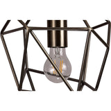 Vintage-Inspired Brass Pendant Light with Adjustable Drop