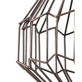 Vintage Industrial Pendant Light, E27 Socket, Antique Copper & Black Finish