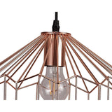 Vintage Elegance Pendant Light, 1 x E27, Antique Copper/Black