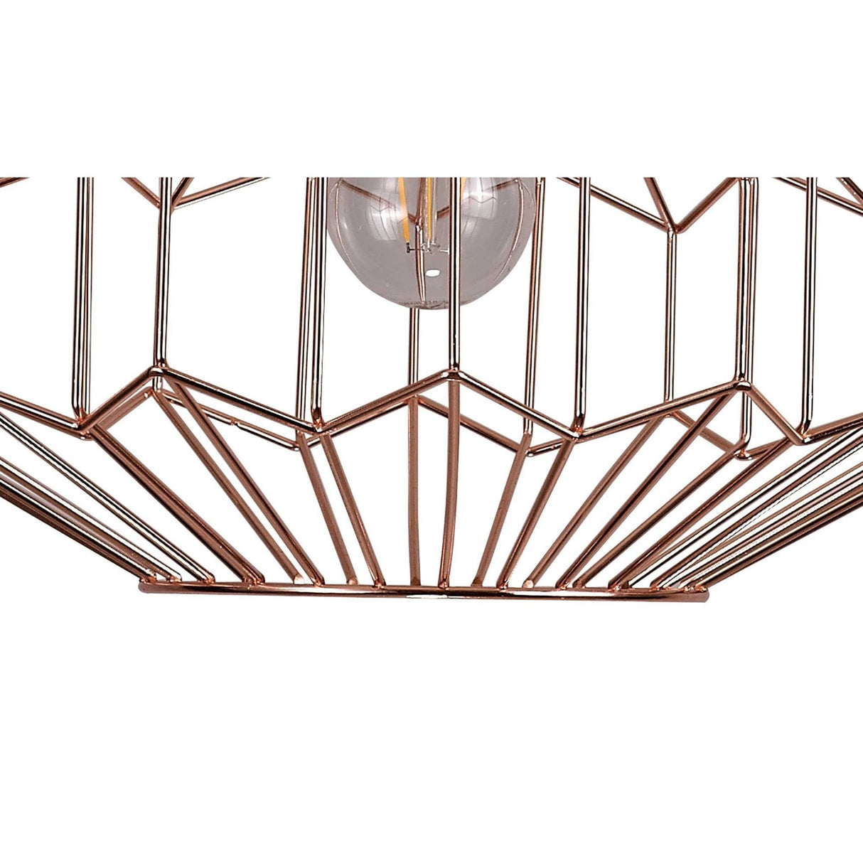 Vintage Elegance Pendant Light, 1 x E27, Antique Copper/Black