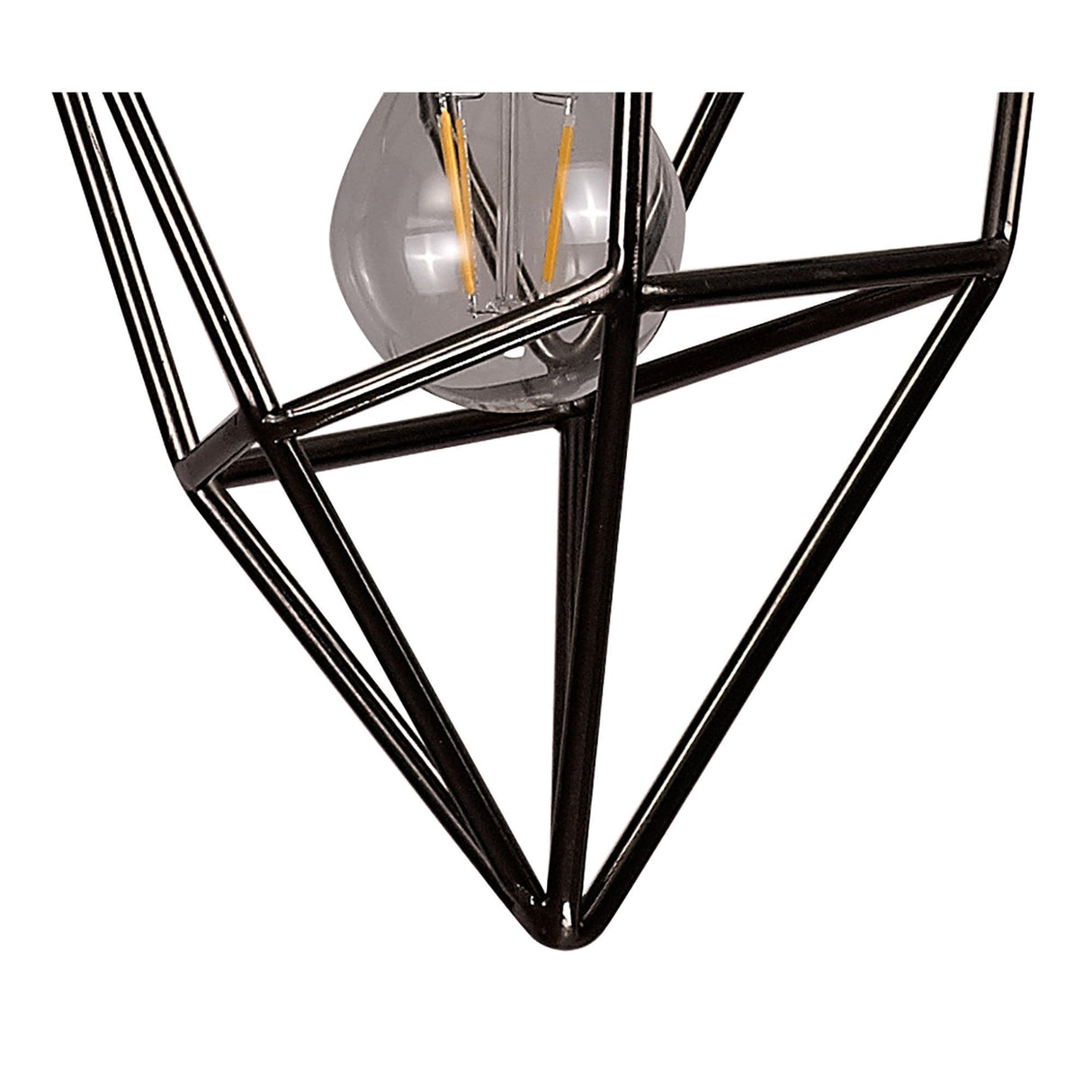 Elegant Black Nickel Pendant Light with Adjustable Drop