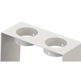 Matt White Dual Light Non-Electric Cover, Elegant Design