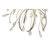 Luminous Halo: 20-LED Polished Chrome Pendant Light, Warm Glow, 3-Year Warranty