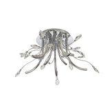 Sleek Ceiling Light, 10 x 3.5W Integrated LEDs, Polished Chrome Finish, 3000K Warm White, 1146 Lumens, 3-Year Warranty