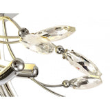 Sleek Ceiling Light, 10 x 3.5W Integrated LEDs, Polished Chrome Finish, 3000K Warm White, 1146 Lumens, 3-Year Warranty