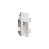 Contemporary Recessed Gypsum Wall Lamp, GU10 Compatible, Paintable White Finish
