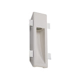 Modern White Gypsum Recessed Wall Lamp, Customizable Finish, GU10 Compatible