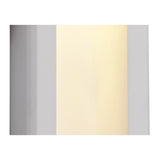 Sleek White Paintable Gypsum Recessed Wall Lamp, GU10 Compatible