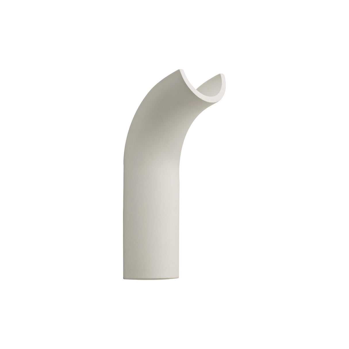 Modern Gypsum Wall Uplighter, Integrated LED, Warm White, Paintable Finish, 3-Year Warranty