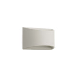 White Paintable Gypsum Rectangular Wall Lamp, 1 x G9 Socket