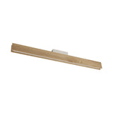 Oak Finish Ceiling Light Fixture, 36W LED, Warm White, 1528lm, Matte White Accents, 3-Year Warranty