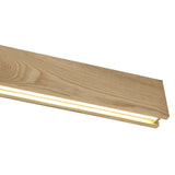 Oak Finish Ceiling Light Fixture, 36W LED, Warm White, 1528lm, Matte White Accents, 3-Year Warranty