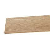Contemporary Wall Lamp, Dual 10W LED, Warm 3000K Light, Medium Oak and Matte White Finish, 3-Year Guarantee