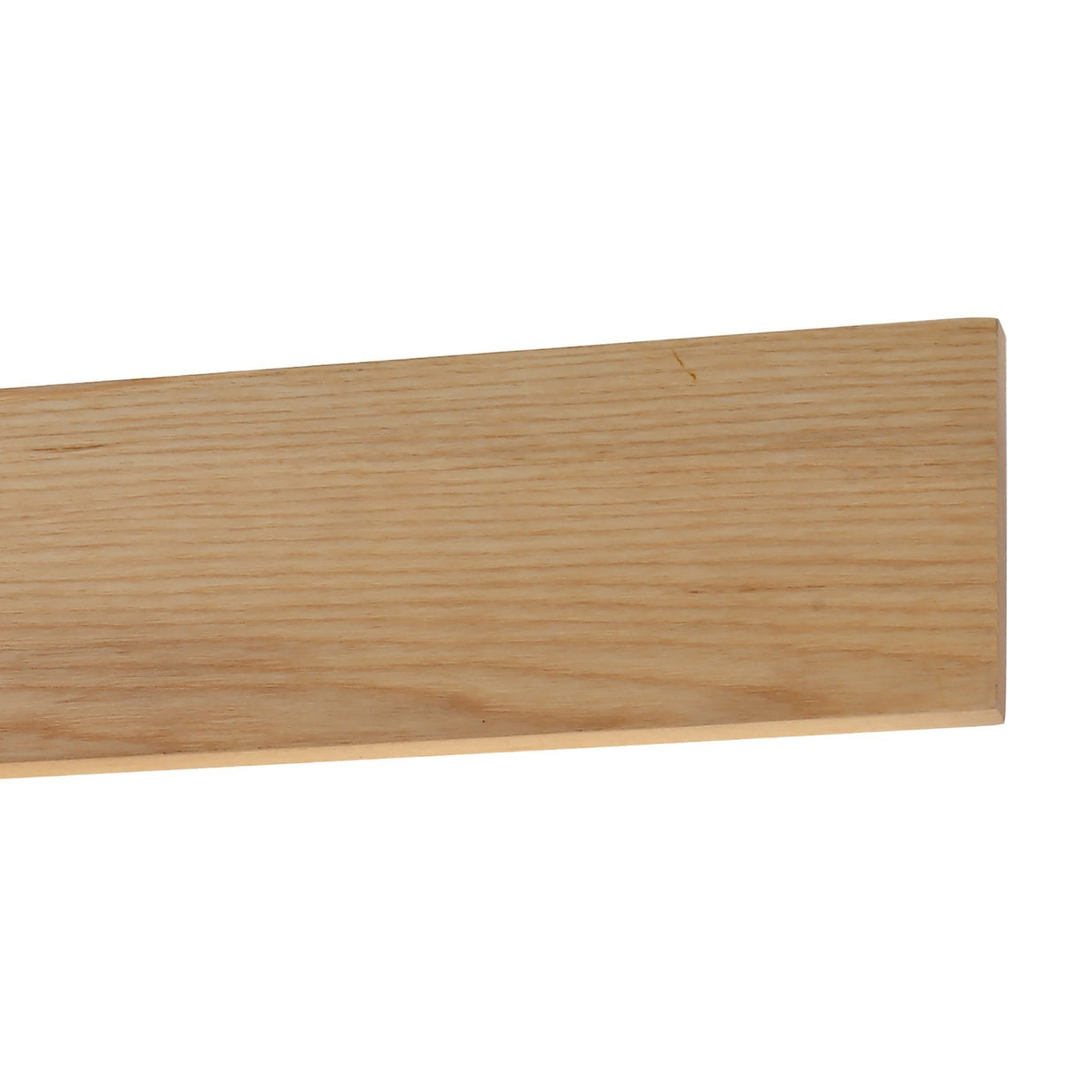 Contemporary Wall Lamp, Dual 10W LED, Warm 3000K Light, Medium Oak and Matte White Finish, 3-Year Guarantee