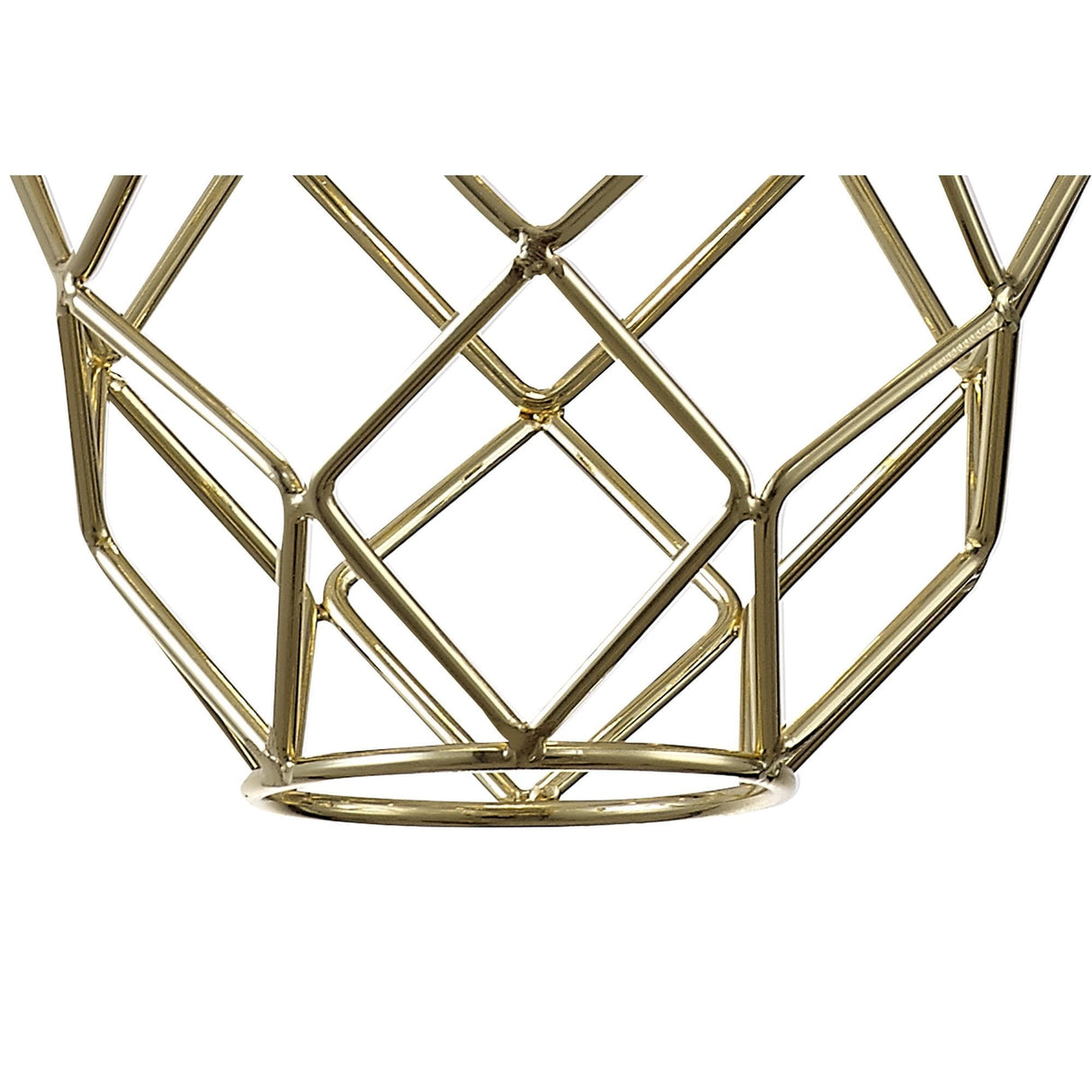 Elegant Curved Brass Pendant Light, E27 Socket