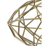 Gleaming Brass Elliptical Pendant Light - E27 Socket