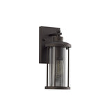 Antique Bronze Wall Lantern with Clear Glass - IP54, 2-Year Warranty, E27 Base