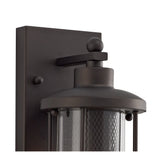 Antique Bronze Wall Lantern with Clear Glass - IP54, 2-Year Warranty, E27 Base