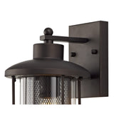 Antique Bronze Wall Lantern with Clear Glass, E27 Socket, IP54, 2-Year Warranty