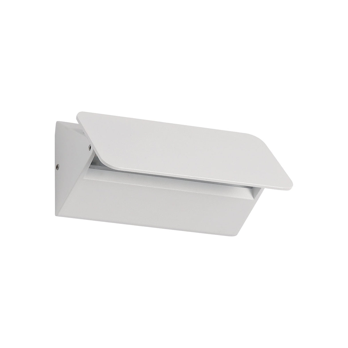 Sand White Up & Down LED Wall Light, 5W, 3000K, IP54, Frosted Shade, 3-Year Warranty