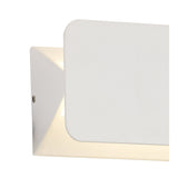 Sand White Up & Down LED Wall Light, 5W, 3000K, IP54, Frosted Shade, 3-Year Warranty