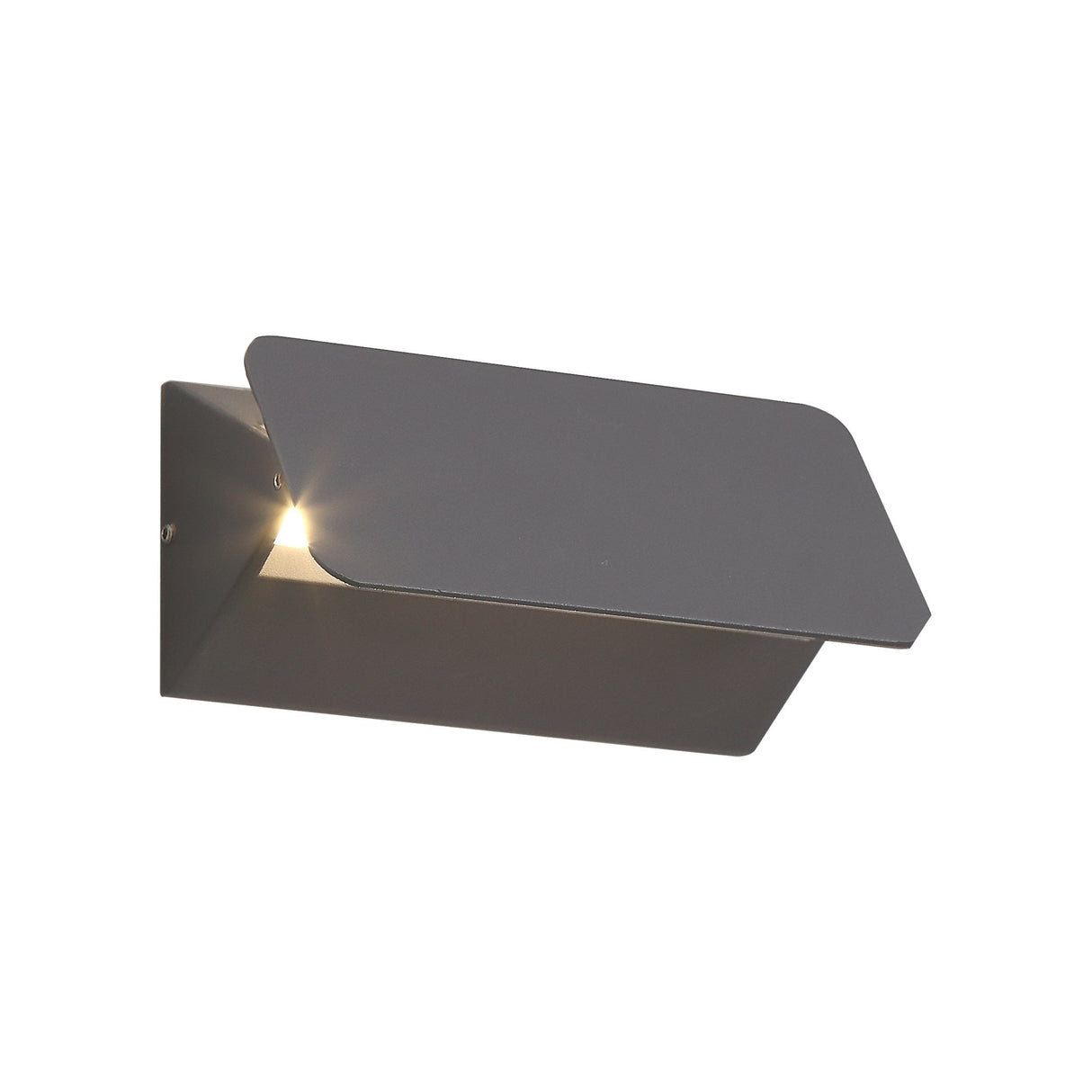 Dual Beam Anthracite LED Wall Lamp, 5W, 3000K, 190lm, IP54, 3-Year Warranty