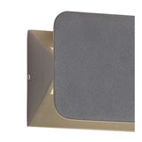 Dual Beam Anthracite LED Wall Lamp, 5W, 3000K, 190lm, IP54, 3-Year Warranty