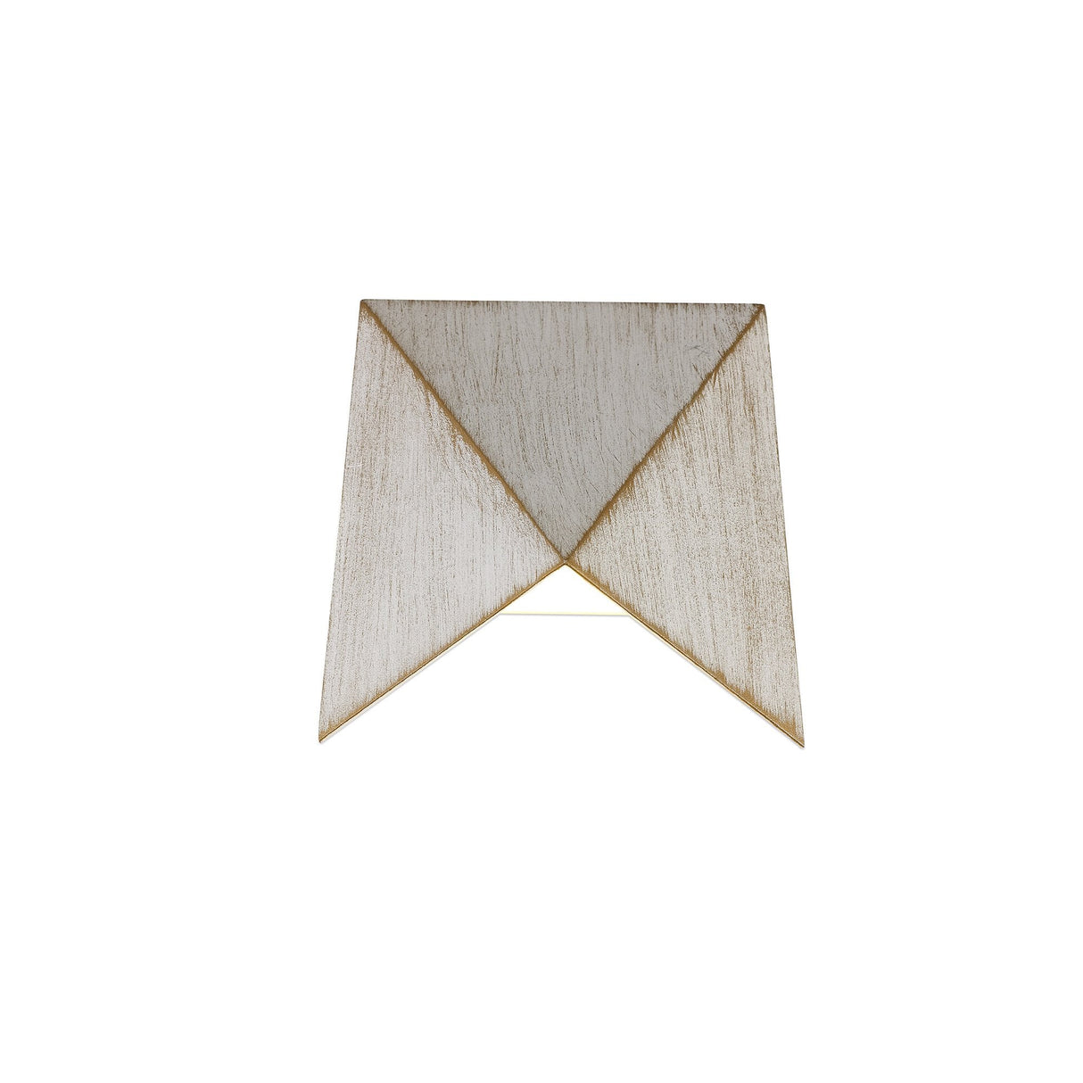 Contemporary Wall Lamp, 7W LED, Warm Glow 3000K, 610lm, IP54, White and Gold Finish, 3-Year Warranty