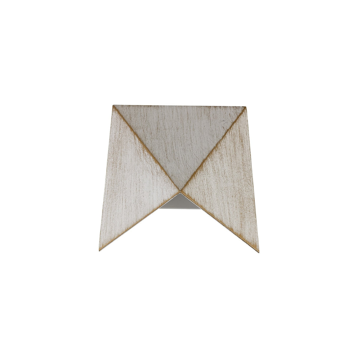 Contemporary Wall Lamp, 7W LED, Warm Glow 3000K, 610lm, IP54, White and Gold Finish, 3-Year Warranty