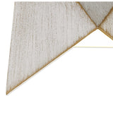 Contemporary Wall Lamp, 7W LED, Warm Glow 3000K, 610lm, IP54, White and Gold Finish, 3-Year Warranty