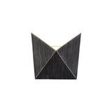 Sleek Black/Silver LED Wall Lamp, 7W, 3000K Warm Light, IP54 Rated, 3-Year Warranty