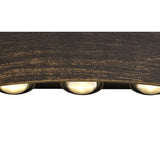 Dual Tone Up & Down LED Wall Light, 6W Total, Warm White, IP54, Black & Gold Finish, 3-Year Warranty