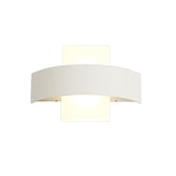 Dual Beam LED Wall Lamp, 10W Total, 3000K Warm Light, IP54, Sand White Finish, 3-Year Warranty