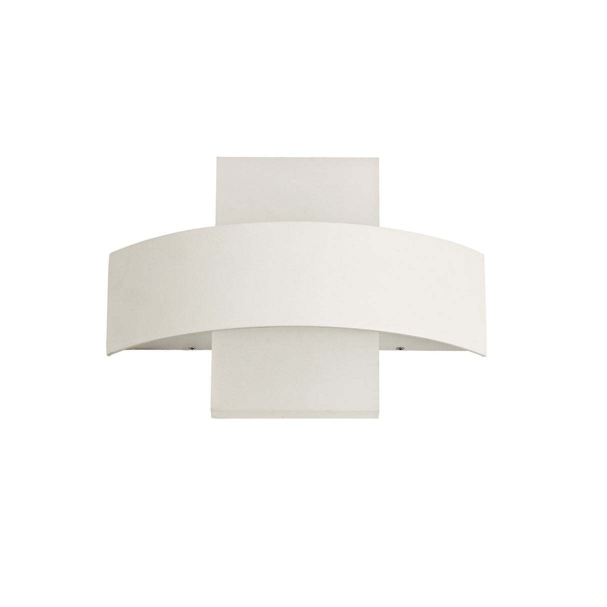 Dual Beam LED Wall Lamp, 10W Total, 3000K Warm Light, IP54, Sand White Finish, 3-Year Warranty