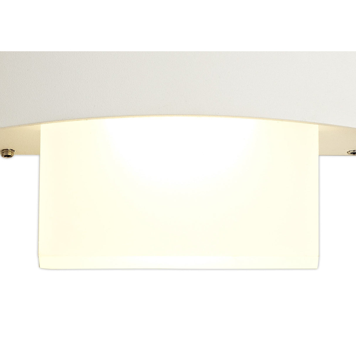 Dual Beam LED Wall Lamp, 10W Total, 3000K Warm Light, IP54, Sand White Finish, 3-Year Warranty