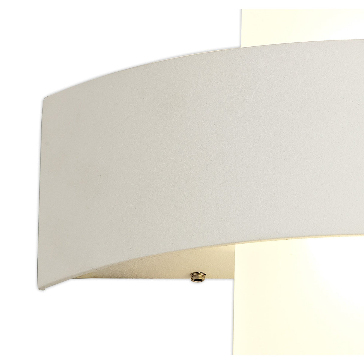Dual Beam LED Wall Lamp, 10W Total, 3000K Warm Light, IP54, Sand White Finish, 3-Year Warranty