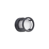 Elegant Round LED Downlight, 6W, 3000K Warm White, 360lm, IP54, Anthracite Finish, 3-Year Warranty