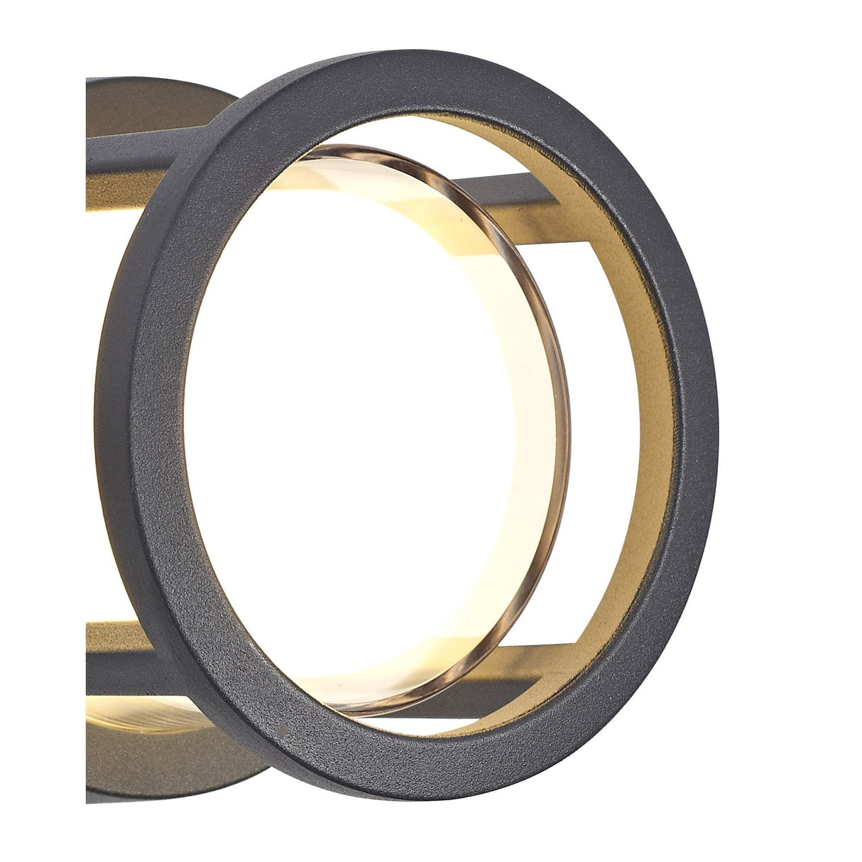 Elegant Round LED Downlight, 6W, 3000K Warm White, 360lm, IP54, Anthracite Finish, 3-Year Warranty