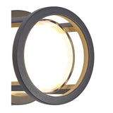 Elegant Round LED Downlight, 6W, 3000K Warm White, 360lm, IP54, Anthracite Finish, 3-Year Warranty