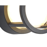 Elegant Round LED Downlight, 6W, 3000K Warm White, 360lm, IP54, Anthracite Finish, 3-Year Warranty