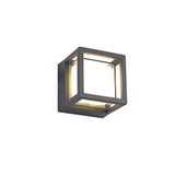 Modern Square LED Downlight, 6W, 3000K Warm White, 360lm, IP54, Anthracite Finish, 3-Year Warranty