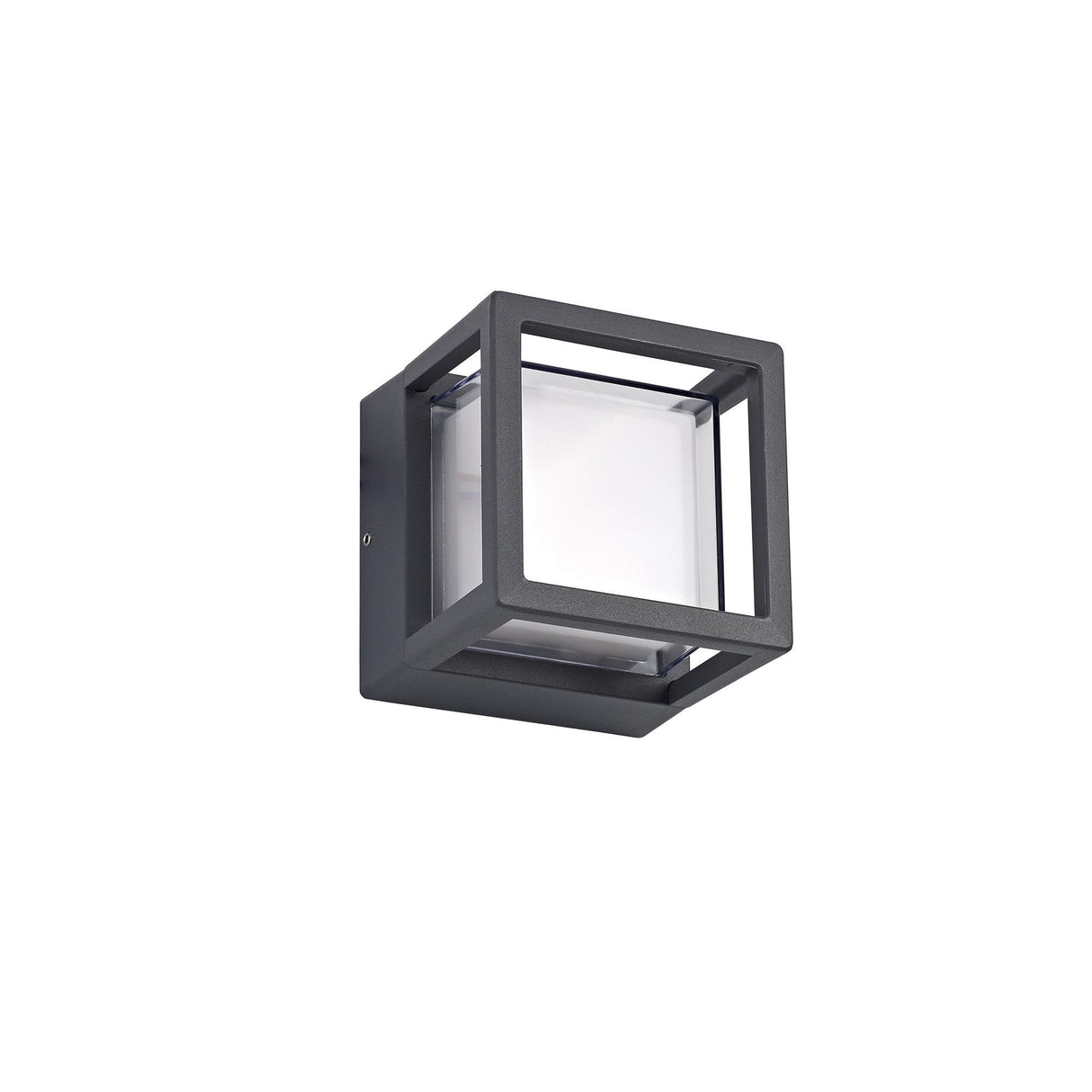 Modern Square LED Downlight, 6W, 3000K Warm White, 360lm, IP54, Anthracite Finish, 3-Year Warranty